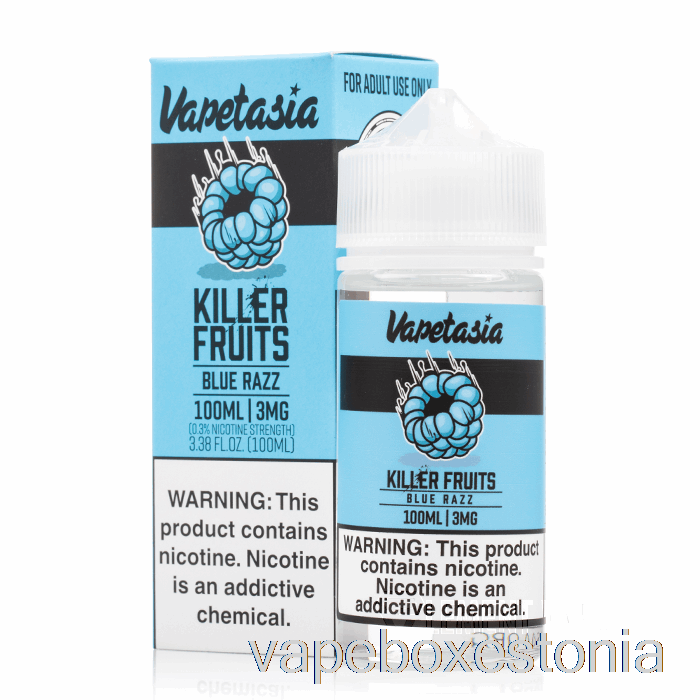Vape Box Estonia Blue Razz - Vapetasia - 100ml 0mg